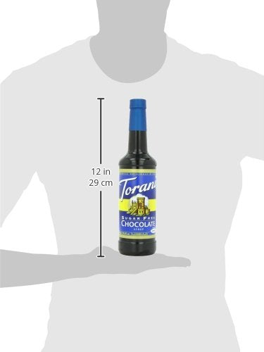 Torani Sugar Free Chocolate Flavored Drink Syrup, 25.4 fl oz (Pack of 4)
