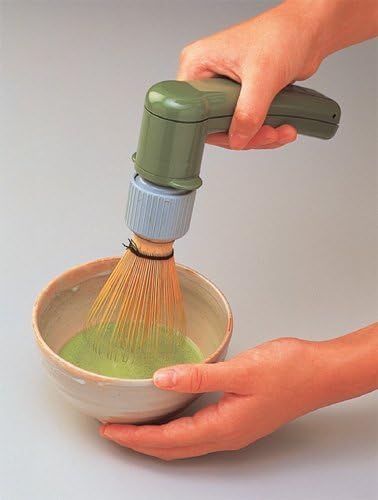 Charaku, Japanese Handheld Electric Matcha Whisk/SINGLE UNIT dose not include attachment bamboo whisk, adapter and battery.