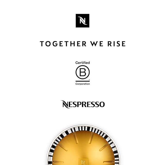 Nespresso Capsules Original Line, Kazaar Intenso, Dark Roast Coffee, 50 Count Coffee Pods