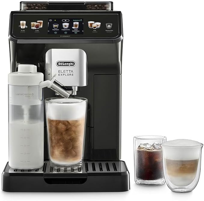 De'Longhi De'Longhi Eletta Explore Fully Automatic Espresso Machine 1.8 L, Black, ECAM45065G