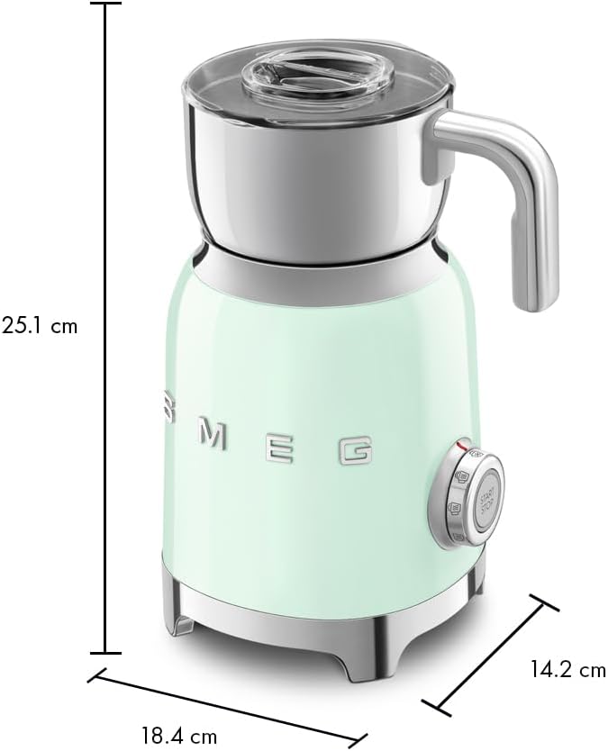 Smeg Milk Frother (Pastel Green)