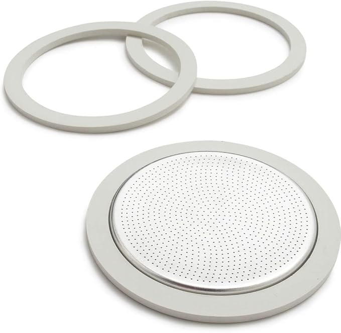 Bialetti Gaskets and Filter for 9 Cup Espresso Makers