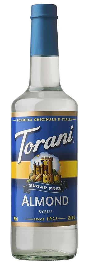 Torani Sugar Free Almond Syrup, 25.4 oz (Single Unit) by Torani