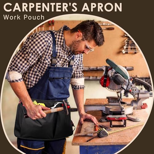 Likesing Server Apron, Serving Apron with Pockets for Waitress, Waiter Waist Tool Pouch Bag with 59'' Adjustable Belt - Image 7