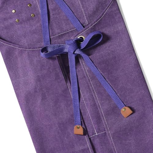 AFUN Aprons for Men Women with Large Pockets, 16-Ounce Cotton Canvas Cross Back Apron - Image 6