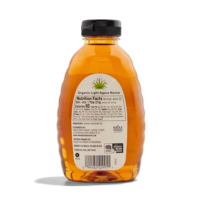 365 by Whole Foods Market, Organic Light Agave Nectar, 23.5 Ounce (Pack of 3) - Image 4