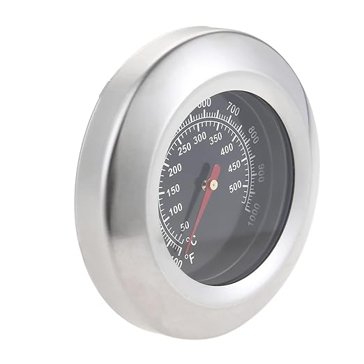 3'' Thermometer Grill Accessories Grill BBQ Lid Thermometer Barbecue Pit Smoker Grill Thermometer Grill Thermometer Smoker Temp Gauge 100°F - 1000°F (50°C - 500°C) Thread M10