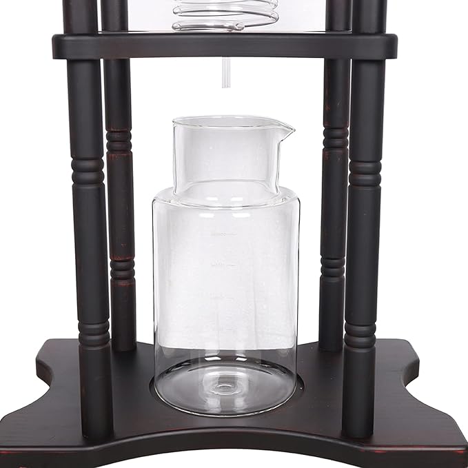 Cold Brew Coffee Tower, 67.63 Oz Ice Cold Brew Dripper Adjustable Drip Cold Brew Coffee Maker about 25 Cups for Bars, Clubs, Parties 28 x 24.5 x 115 Cm/ 11.02 x 9.65 x 45.28 Inch