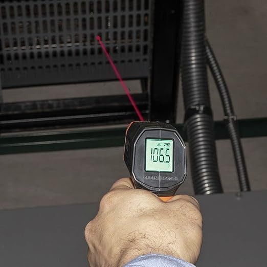 Klein Tools IR1 Infrared Thermometer, Digital Laser Gun is Non-Contact Thermometer with a Temperature Range -4 to 752-Degree Fahrenheit