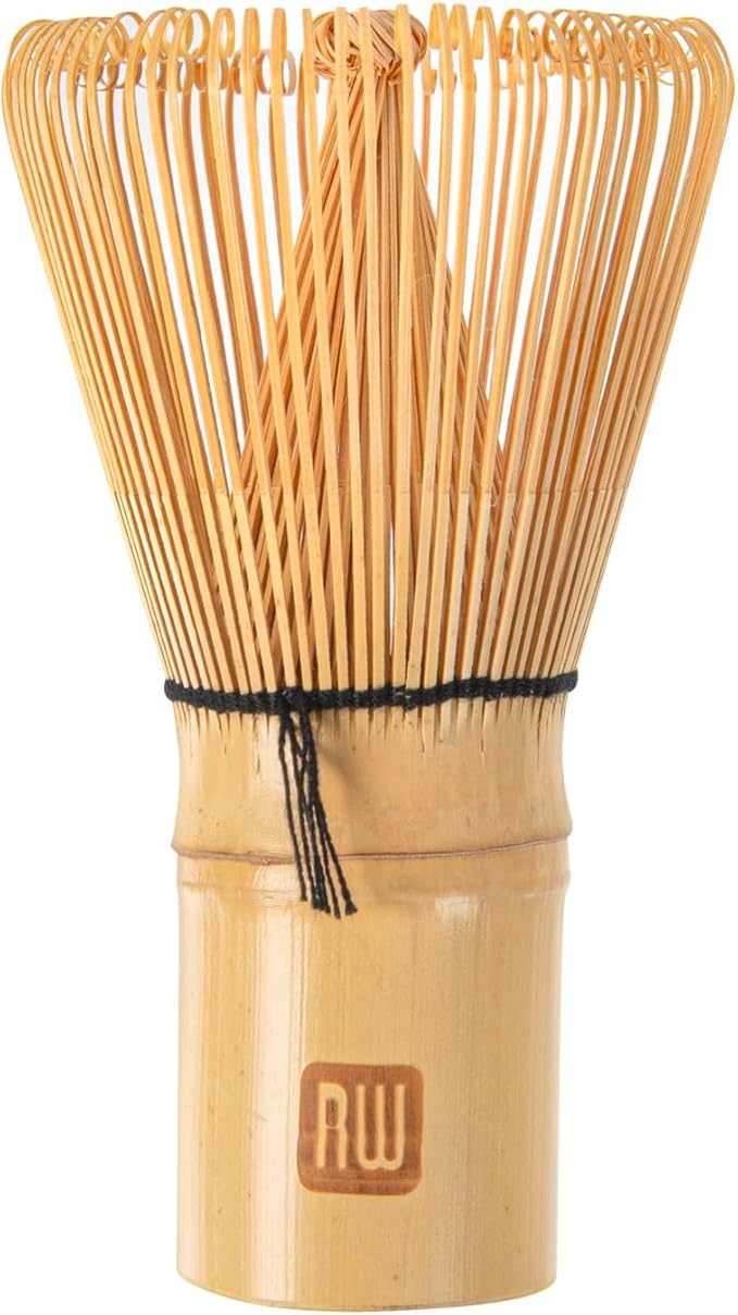 Restaurantware Dojo 2.3 Inch x 4.1 Inch Matcha Whisk 1 Durable Matcha Brush - For Traditional Tea Ceremonies Heat-Resistant Natural Bamboo Matcha Stirrer Sustainable