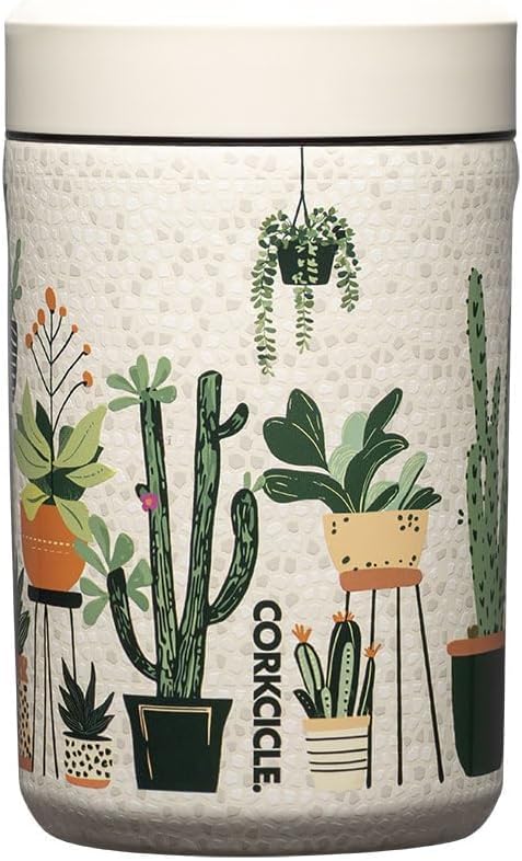 Corkcicle Keep Fresh Canister - Preserves Freshness for Coffee Beans & Pantry Items - Airtight Seal - Internal Air Compressor - BPA-Free - Gift for Coffee Lovers - Prickly Pear