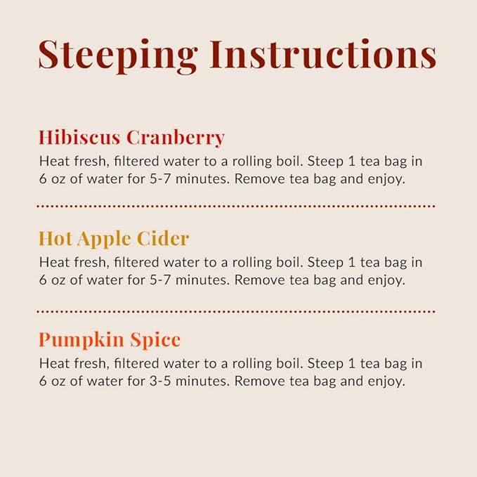 The Republic of Tea – Harvest Stackable Tea Tin, 36 Tea Bags, Hibiscus Cranberry Herb, Hot Apple Cider Herb, and Pumpkin Spice Black, Gluten Free