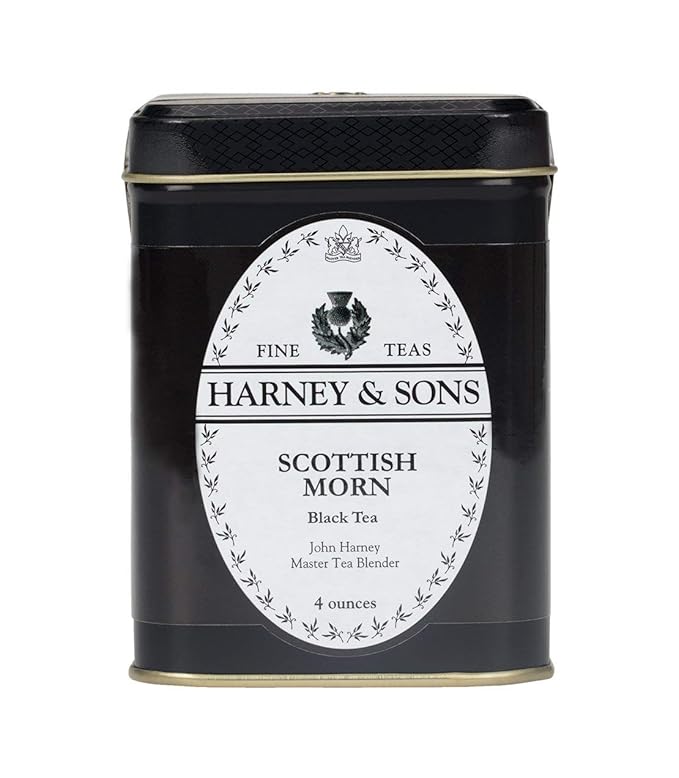 Harney & Sons Scottish Morn Black Tea, Loose tea in 4 ounce tin