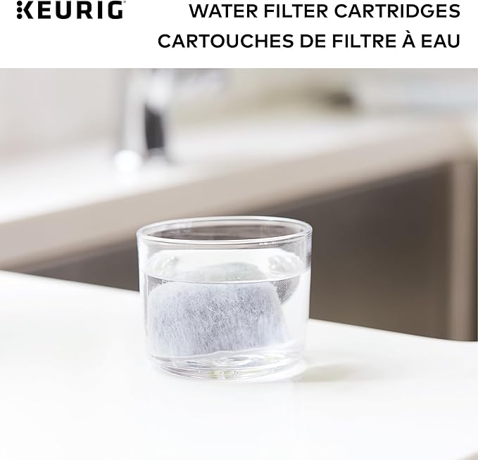 Keurig Water Filter Refill Cartridges, Replacement Water Filter Cartridges, Compatible with 2.0 K-Cup Pod Coffee Makers, 2 Count