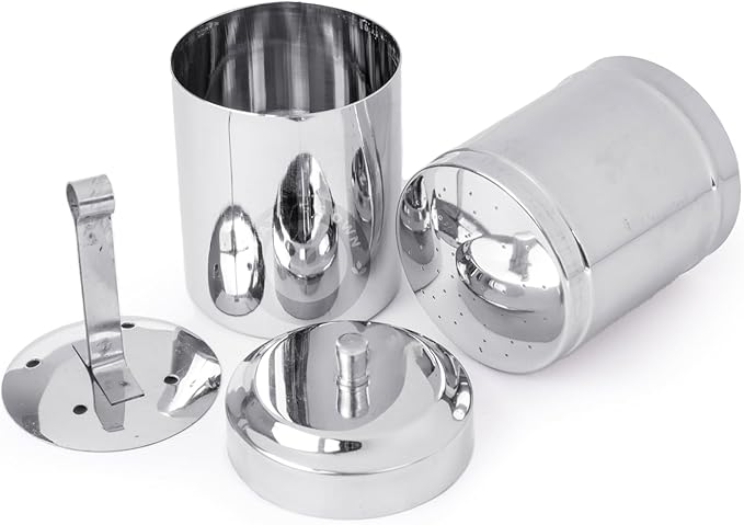 Nature's Own South Indian Phin Filter Coffee Maker Stainless Steel, 3-4 Cup Madras Coffee Maker, Permanent Brew Kaapi Drip Decoction Maker Dripper Pour Over Coffee Makers for Home & Kitchen- 250ml
