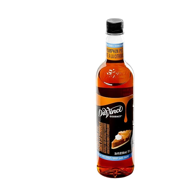 DaVinci Gourmet Sugar-Free Pumpkin Pie Syrup, 25.4 Fluid Ounces (Pack of 4)