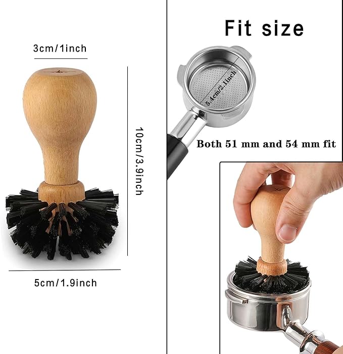Coffee Brush,3pcs Espresso Brush Coffee Cleaning Brush Coffee Filter Cleaning Brush,Suitable For Espresso Machine With Grinder For Home,Espresso Machine Cleaning Set.