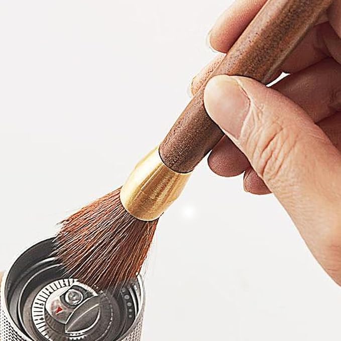 Coffee Grinder Cleaning Brush Coffee Brush Coffee Grinder Brush Cleaner with Wood Handle and Bristles Dusting Espresso Machine Brush Tool Barista Brush for Barista Home Kitchen - Image 7