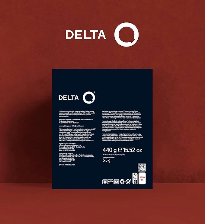 Delta Q Qalidus Espresso Pods for Delta Q machines - Intensity 10, Notes of Caramel, XXL Pack - 80 Coffee Capsules