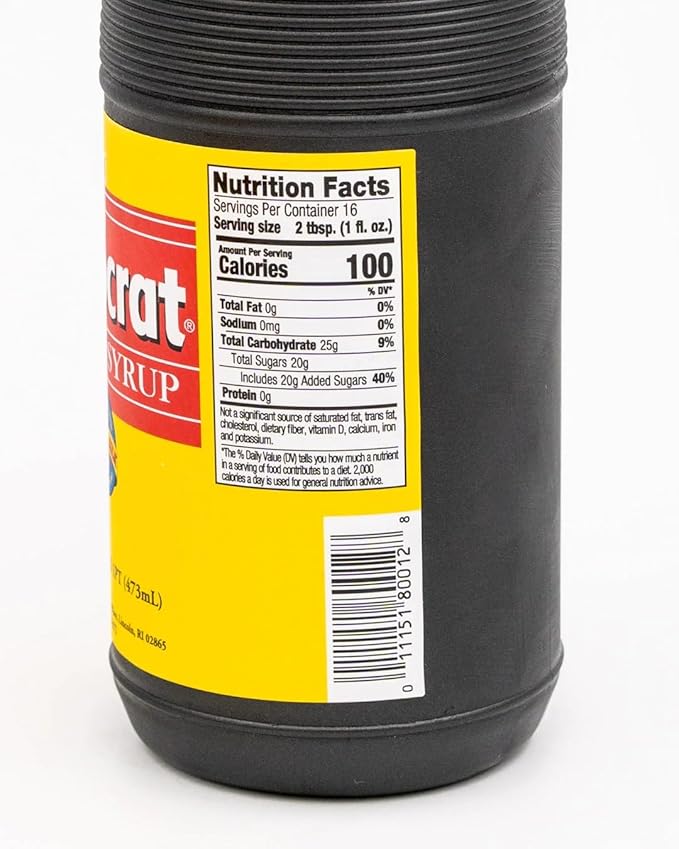 Autocrat Coffee Syrup 16oz (1 Pint) Official drink of Rhode Island