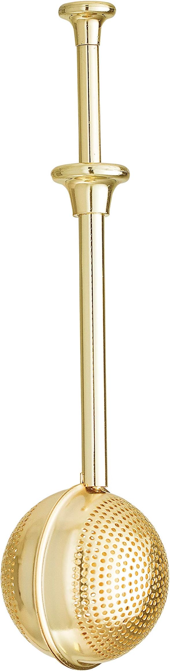 Bloomingville Stainless Steel Tea Egg with Gold Finish