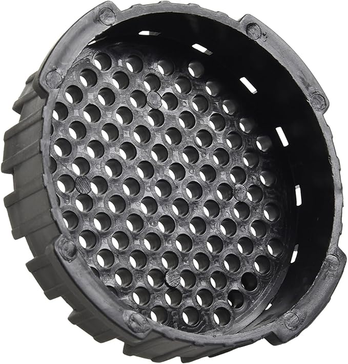Replacement Filter Cap for Aeropress Coffee Maker, Black Plastic Plunger End Seal, 7.4x1.5cm Easy Install