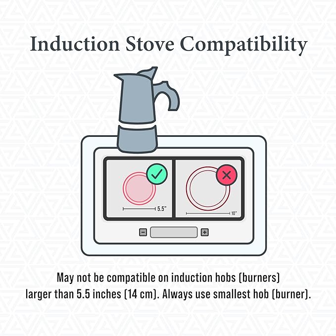 The London Sip Glass and Stainless Steel Stovetop Espresso Maker, Moka Pot Italian Coffee Percolator, Large (15.2 oz)