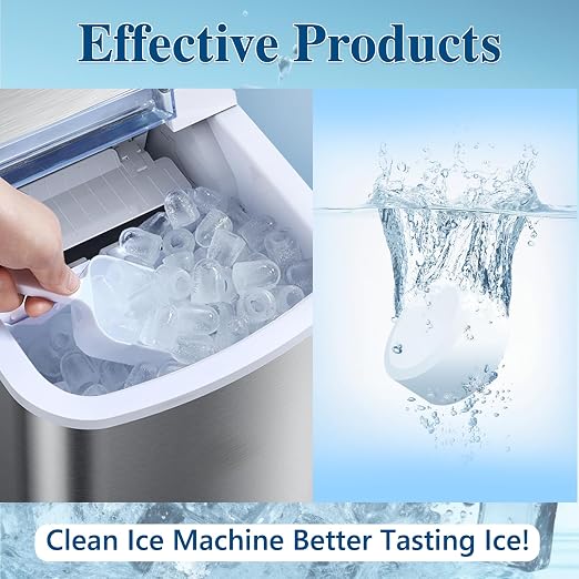 Ice Machine Cleaner Descaler Tablets-36Pack Ice Maker Cleaner Compatible with Frigidaire, Opal, GE Profile, Kitchenaid, Nickel Safe Scale Remover for Countertop, Nugget Ice Makers - Image 7