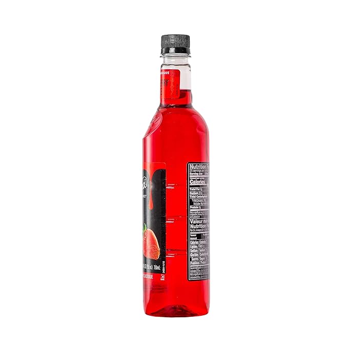DaVinci Gourmet Classic Strawberry Syrup, Keto-friendly, 25.4 Fluid Ounces (Pack of 4)