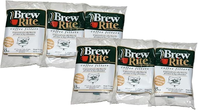 Rockline Wrap Around Percolator Coffee Filters (6-Packs of 55ct)