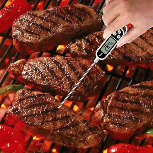 1/3pcs Candy Thermometer Digital Instant Read for Meat Kitchen Cooking Food Oil Deep Fry BBQ Grill Smoker (6, 23.2inch)