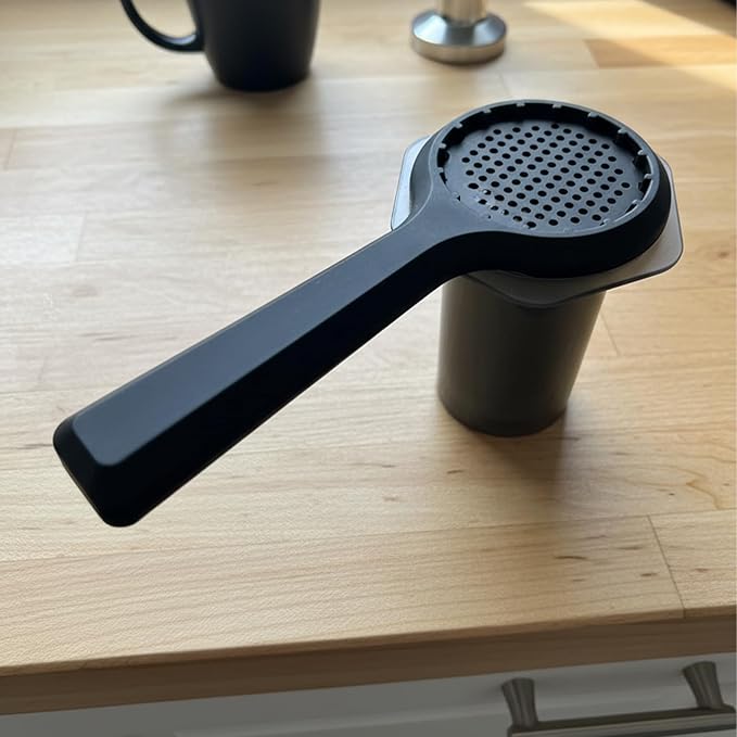 Filter Cap Handle, Ergonomic Portafilter Style Grip for Easy Tightening for AeroPress/AeroPress Go, Barista-Grade Coffee Accessory