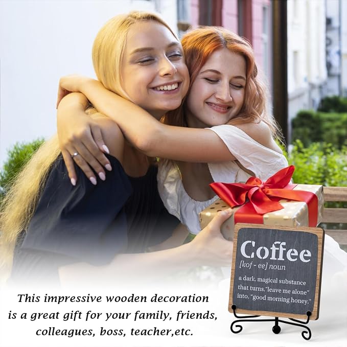 Coffee Bar Accessories, Coffee Decor, Farmhouse Bar Accessories (C15) - Image 6