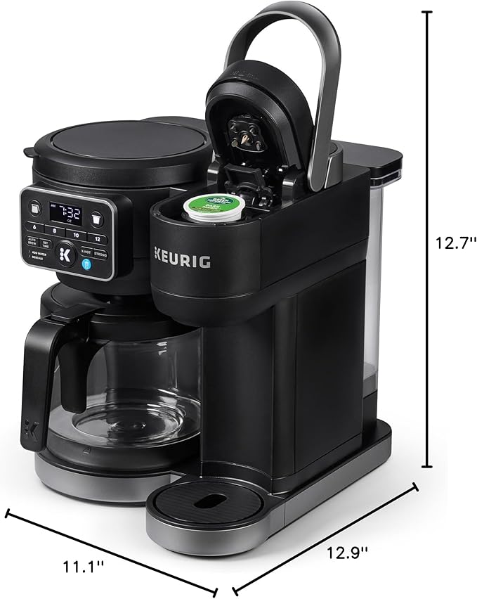 Keurig K-Duo Hot & Iced Single Serve & Carafe Coffee Maker, MultiStream Technology, 72oz Reservoir (Gen 2)