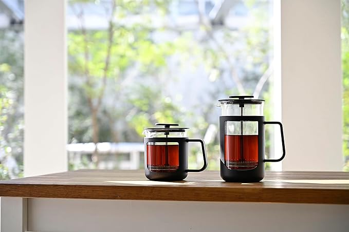 HARIO CPU-2-B CafePress U Heat-resistant Glass, Practical Capacity, 10.1 fl oz (300 ml), Black