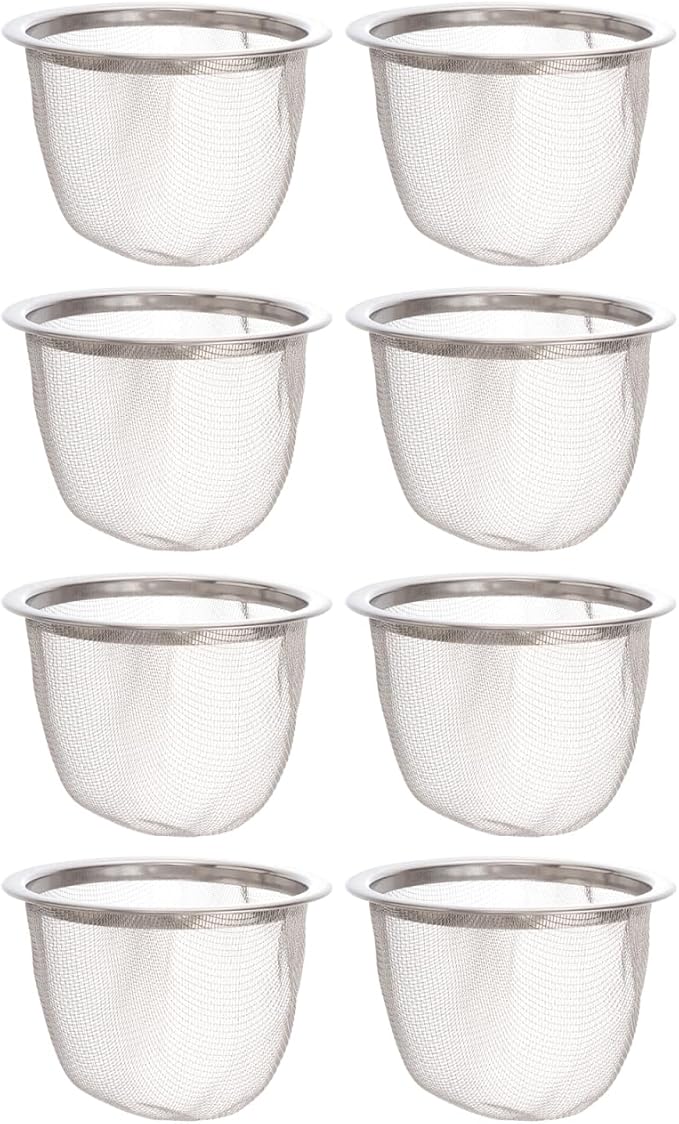 Yardwe Stainless Steel Tea Filter with Fine Mesh Strainer 2.5 Inch Infuser for Loose Leaf Tea Brewing at Home or Office