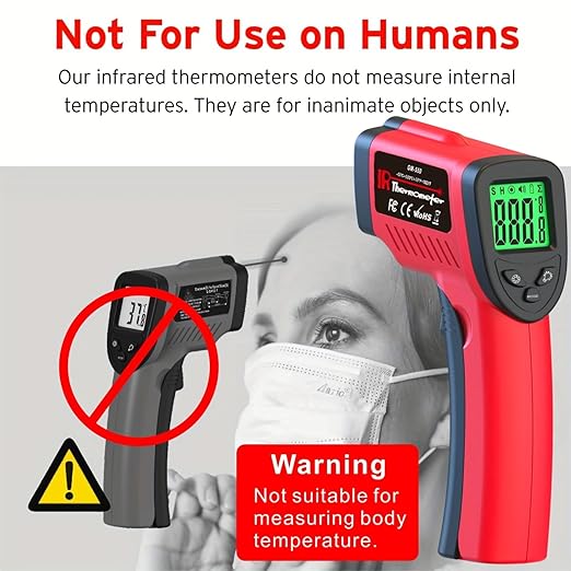 Infrared Thermometer (-58℉~1022℉(-50℃~550℃))