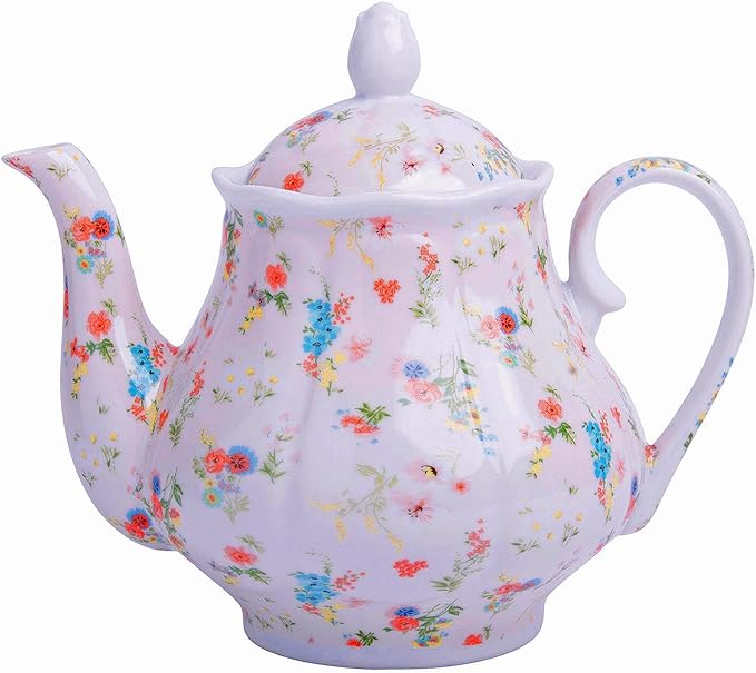 European Style Ceramic Teapot Coffee Pot Water Pot Porcelain Vintage Gift Tea Pot - Camille Rose