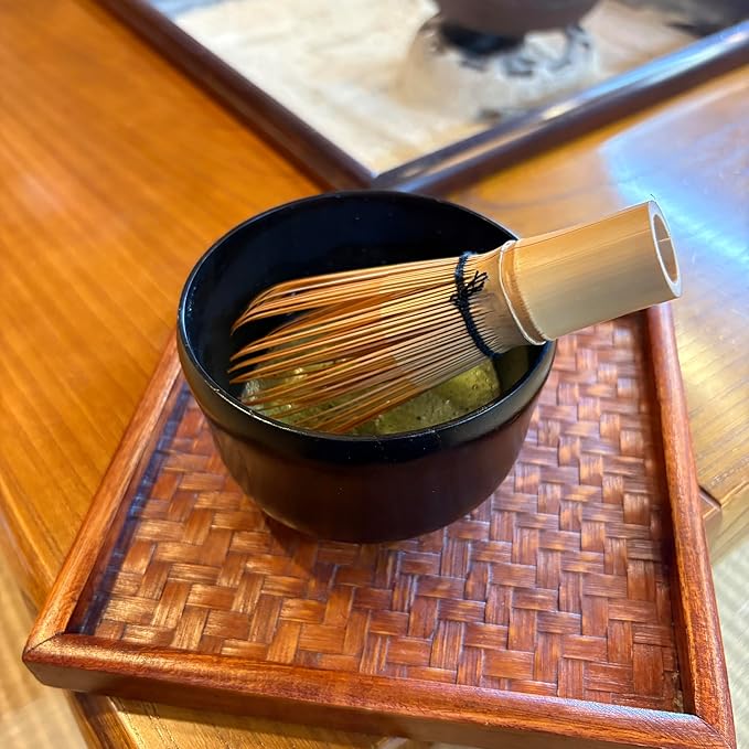 Wooden Matcha Bowl, Dishwasher Safe, Lacquered Natural Wood, Nanoparticle Coating, About 5.7 fl oz, Smaller, Made in Japan