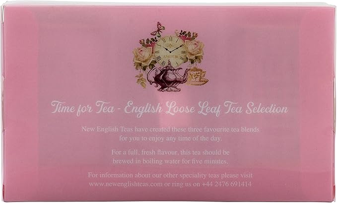 New English Teas Retro Time for Tea Vintage Tin with 70g Loose Tea