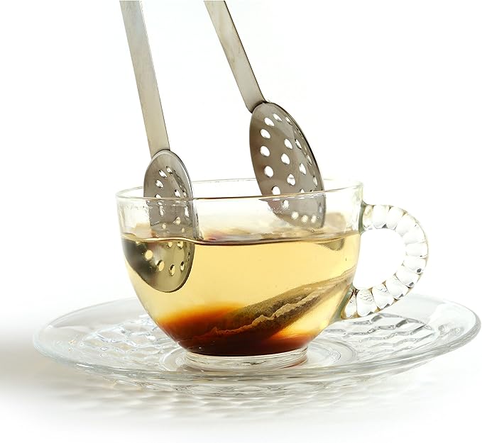 Norpro Stainless Steel Round Tea Bag Squeezer, One Size