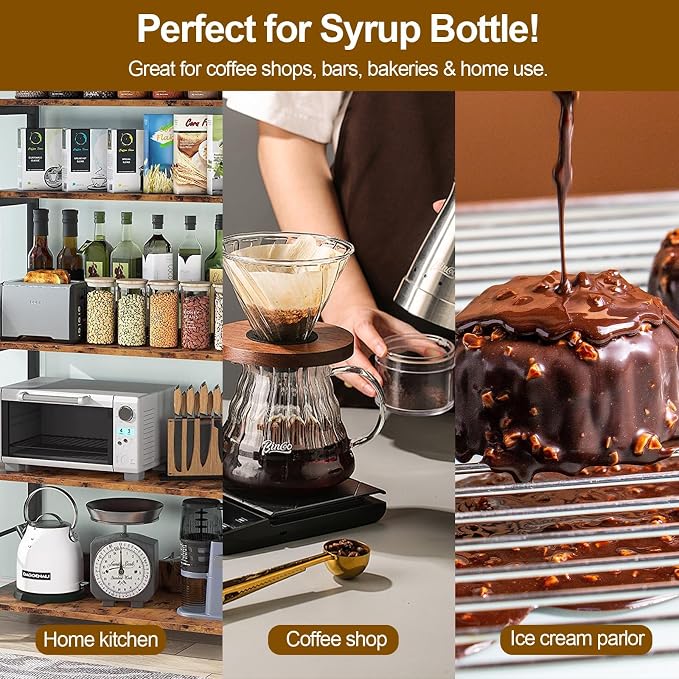 25 Pcs Coffee Syrup Pump Tip Covers Black Rubber Seal Caps for Coffee Syrup Bottles Fits Most Pump Tips, Keep Sugar Condiments Olive Clean Preserved for Barista, Café, Home Use - Image 6