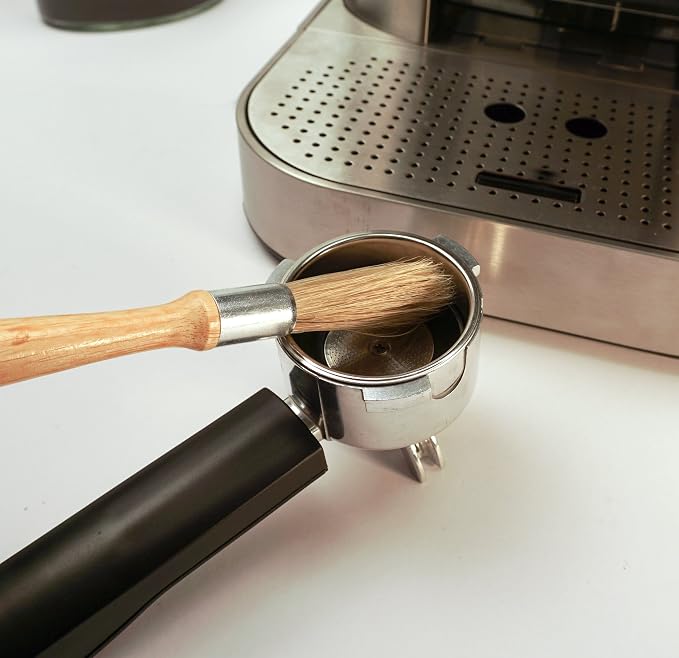 RSVP International Espresso Coffee Kitchen Cleaning Tool, Utility Brush, Stainless Steel - Image 6