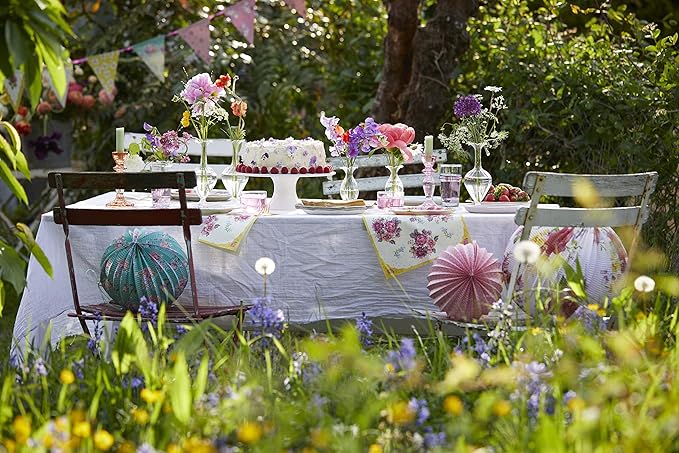 Talking Tables Tea Party Floral Napkins | Truly Scrumptious | Also Great For Birthday Party, Baby Shower, Wedding And Anniversary | Paper, 30 Pack