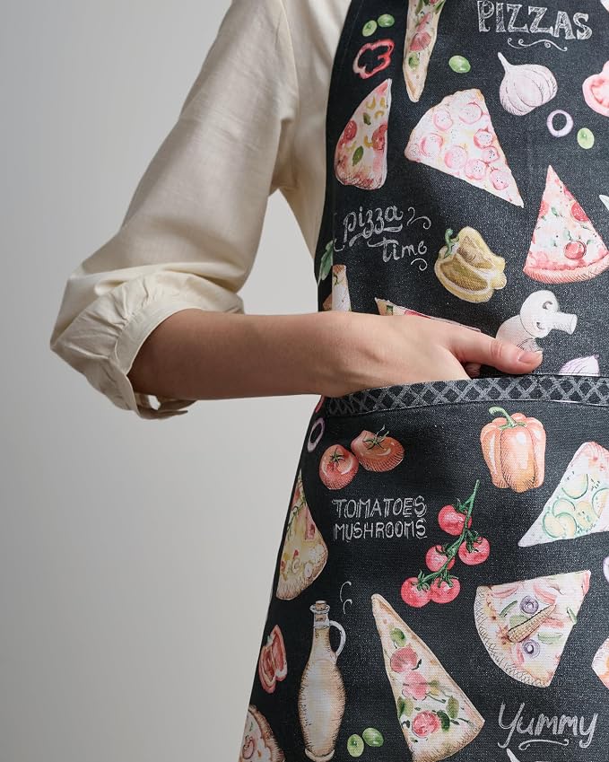 Maison d' Hermine 100% Cotton Apron for women with Pocket Kitchen Chef Apron for Men Cooking Mothers Day Gifts - Image 9