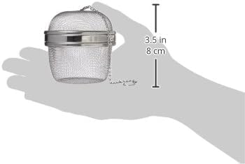 Fox Run - 5143 Fox Run Spice Infuser/Tea Ball, 3 x 3 x 3 inches, Metallic