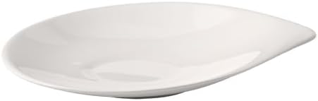 Villeroy & Boch Flow Tea Cup Saucer, 7 x 6 in, Premium Porcelain, White