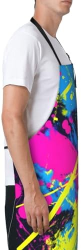 Apron Strong people waterproof work apron for kitchen cooking BBQ party perfect holiday gift with 2 Pockets - Image 4