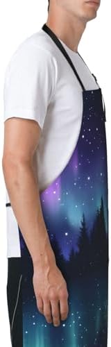 Apron Strong people waterproof work apron for kitchen cooking BBQ party perfect holiday gift with 2 Pockets - Image 4