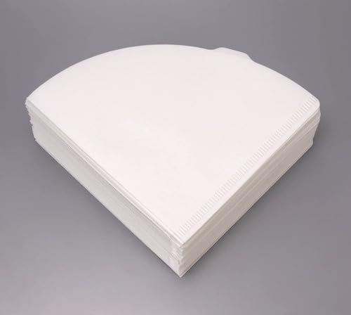 [2pcs Set] Hario V60 Misarashi Coffee Paper Filter (Size 01, 100 Count, White) 200 Total